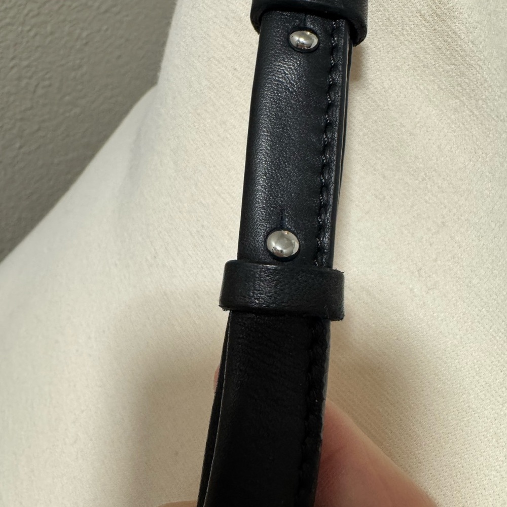 COS black leather modern minimalist hobo large NWT - Picture 9 of 12